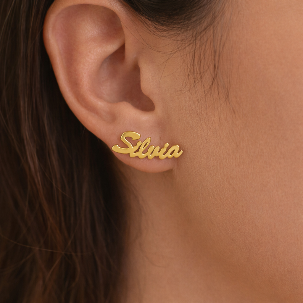 Personalised Name Earring